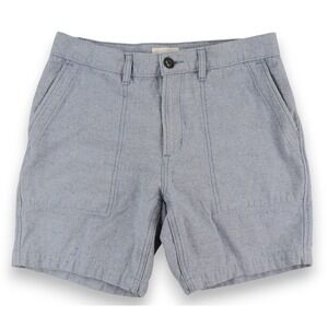Taylor Stitch The Trail Short Mens 31 Midnight Slub Upcycled Denim Chino Casual